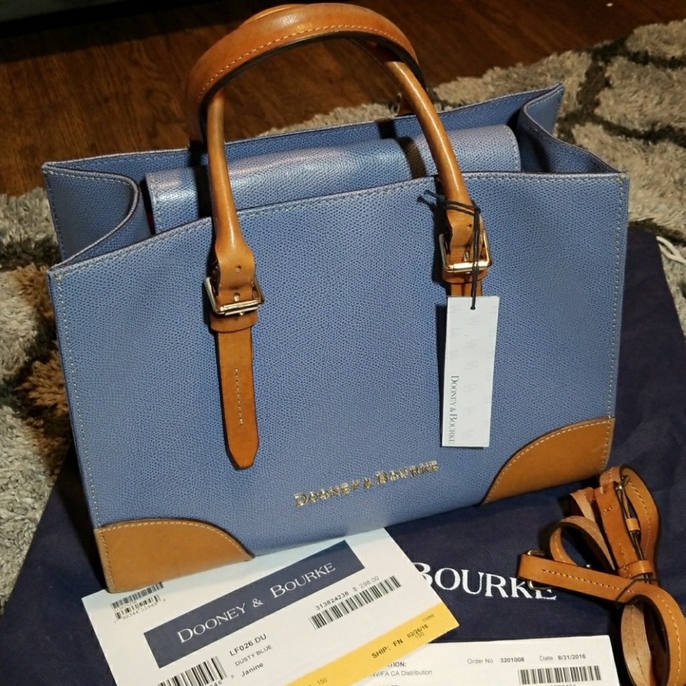 Janine Dusty Blue Dooney & Bourke
